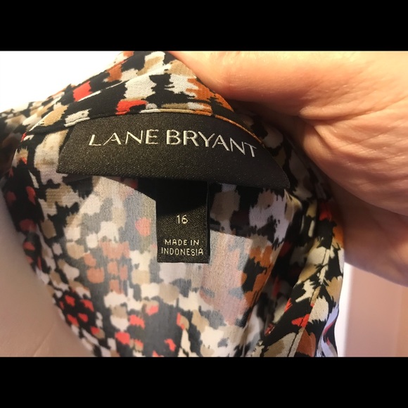 Lane Bryant sheer sleeveless blouse - Picture 3 of 5